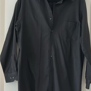Van Heusen Black Dress Shirt for Men